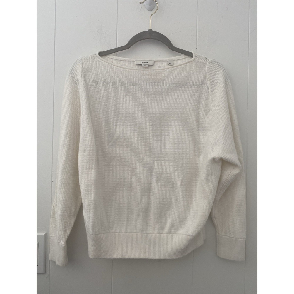 Vince Textured Boatneck Sweater from their Pre-Spring 2023 collection Size Small